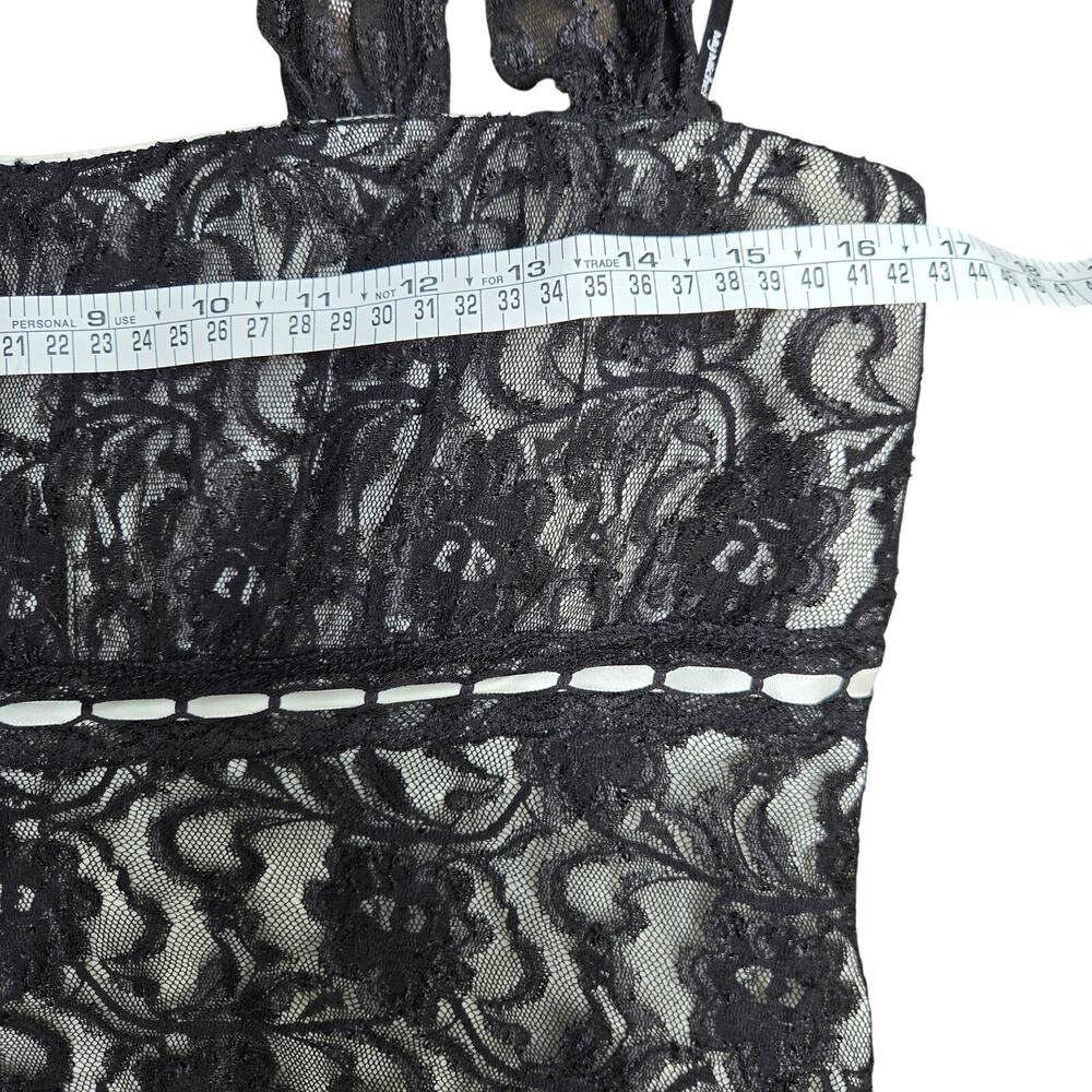 My Michelle Black Lace High-Low Dress - Picture 9 of 11